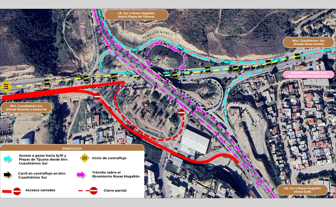 Continúa SIDURT montaje de trabes en Nodo Morelos este jueves