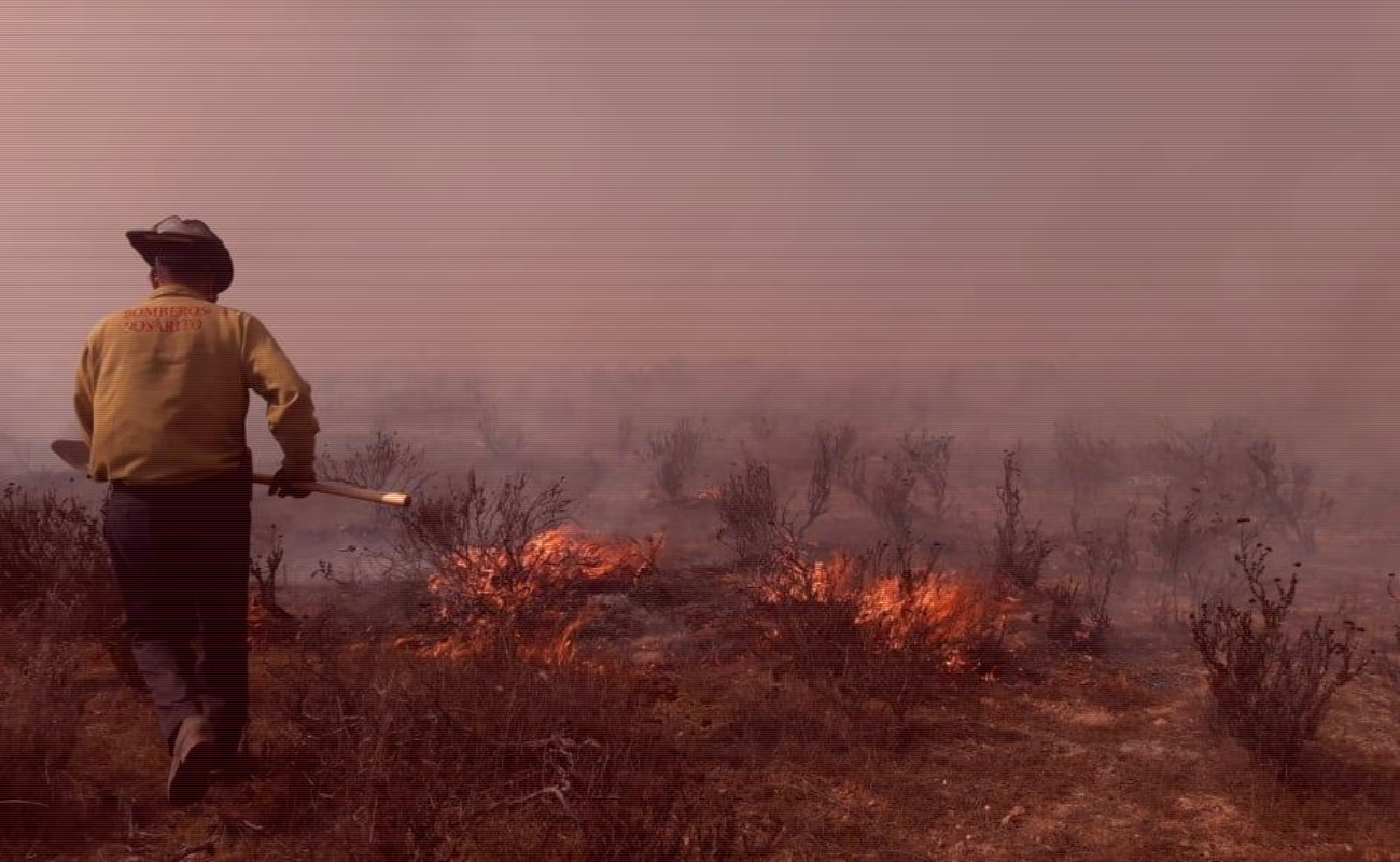 Muere una persona en Playas de Rosarito a causa de los incendios