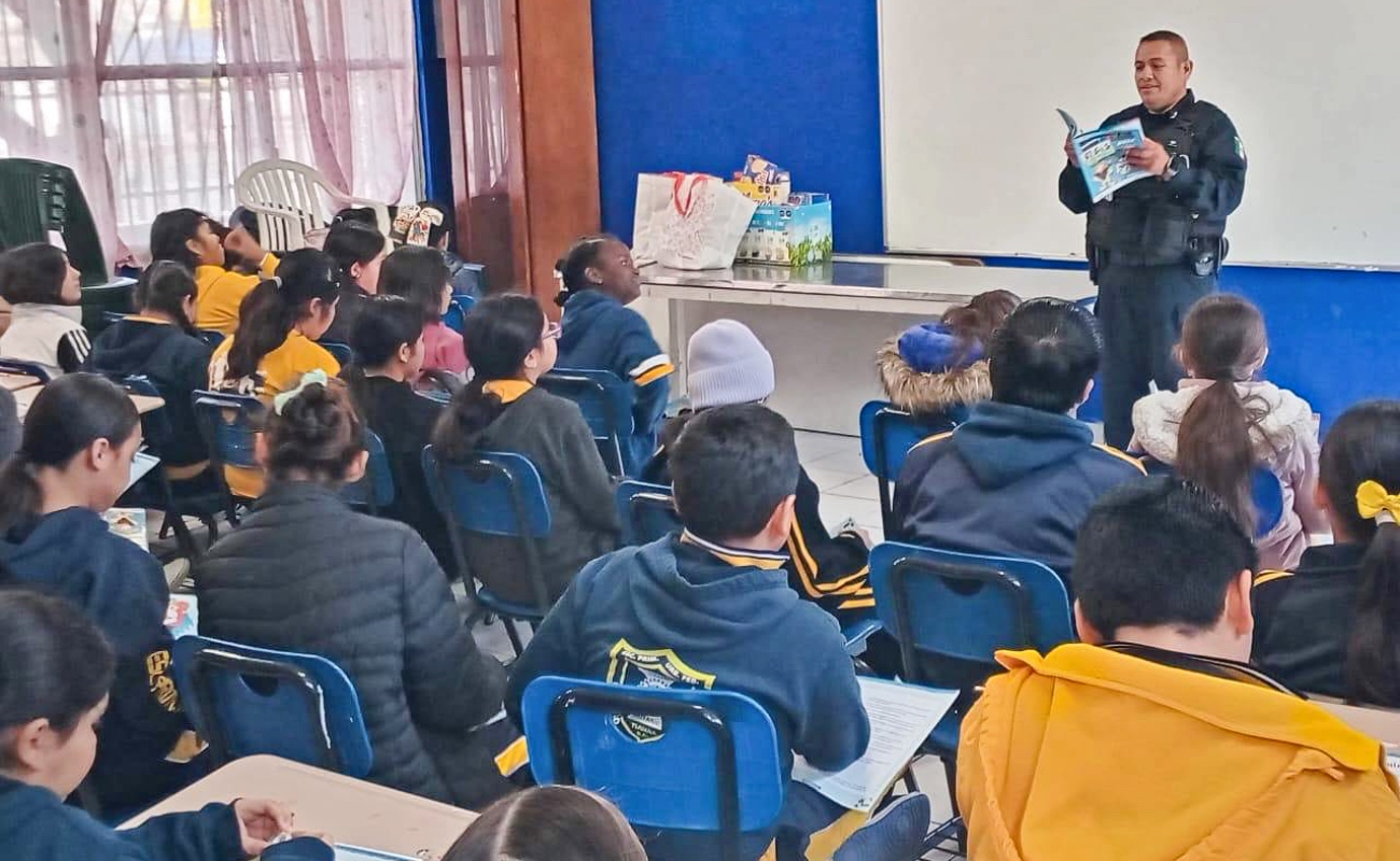 Fomenta Policía Municipal valores y ambientes seguros