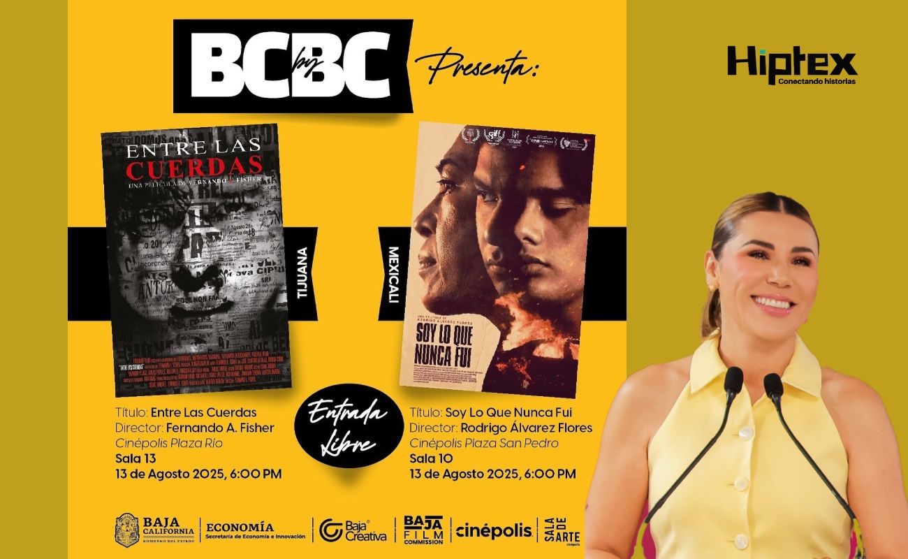 Cine hecho en BC llega a la pantalla grande con el apoyo de la gobernadora Marina del Pilar
