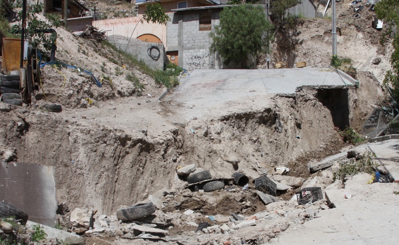Advierten especialistas del CICESE que habrá más deslizamientos de tierra en Camino Verde