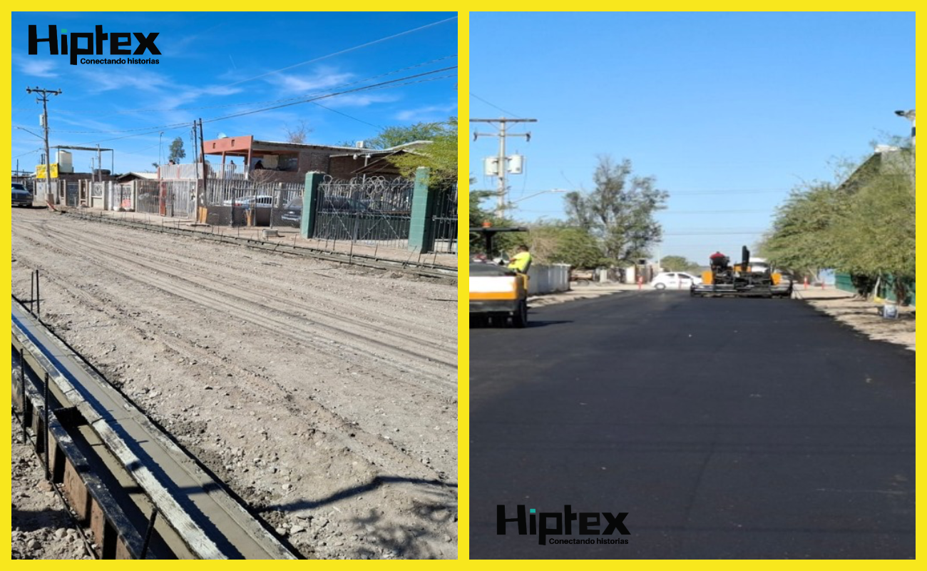 Continúa SIDURT con trabajos de pavimentación en Los Santorales