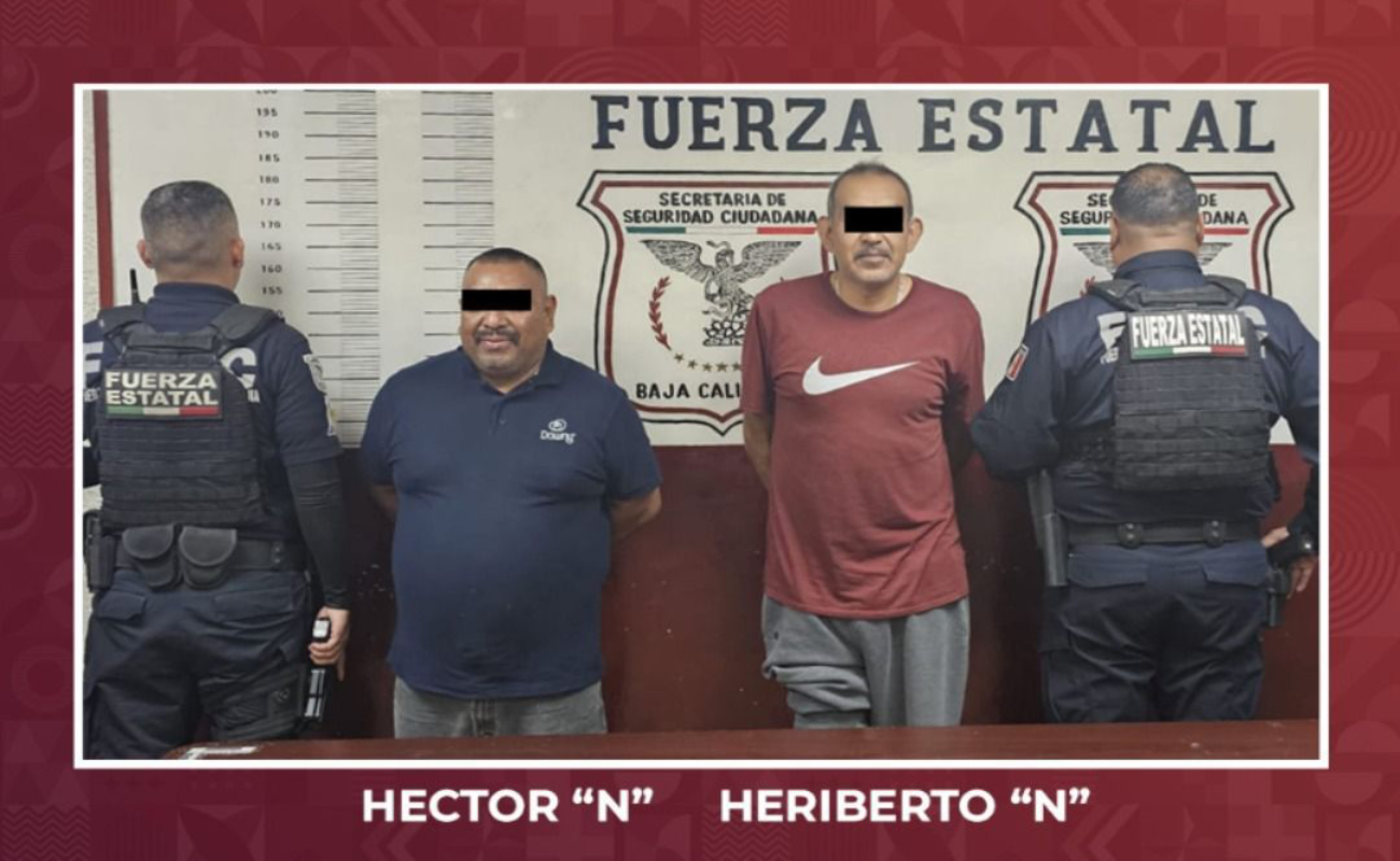 Sorprende y detiene FESC a dos huachicoleros en Tecate