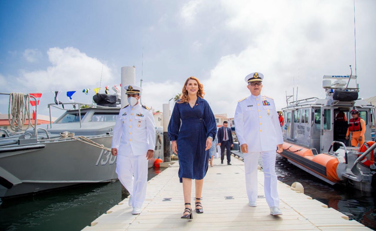 Agradece Marina del Pilar despliegue inmediato de la SEMAR por la paz de Baja California