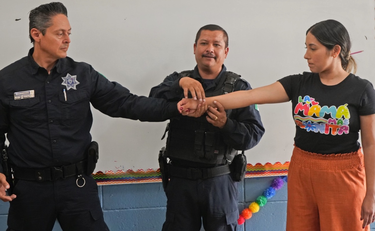 Fortalece SSPCM la prevención desde las aulas en la colonia Sánchez Taboada