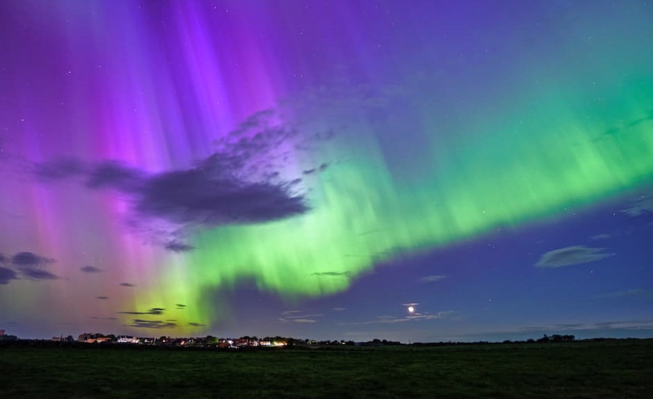 Tormenta solar provoca auroras visibles en gran parte de EE.UU.