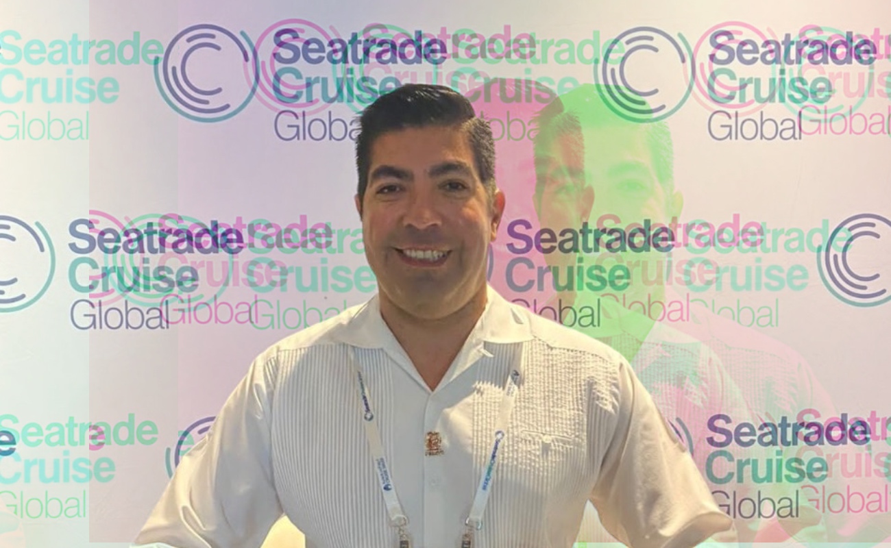 Presenta Armando Ayala nuevos proyectos a navieras en el Seatrade Cruise Global 2022