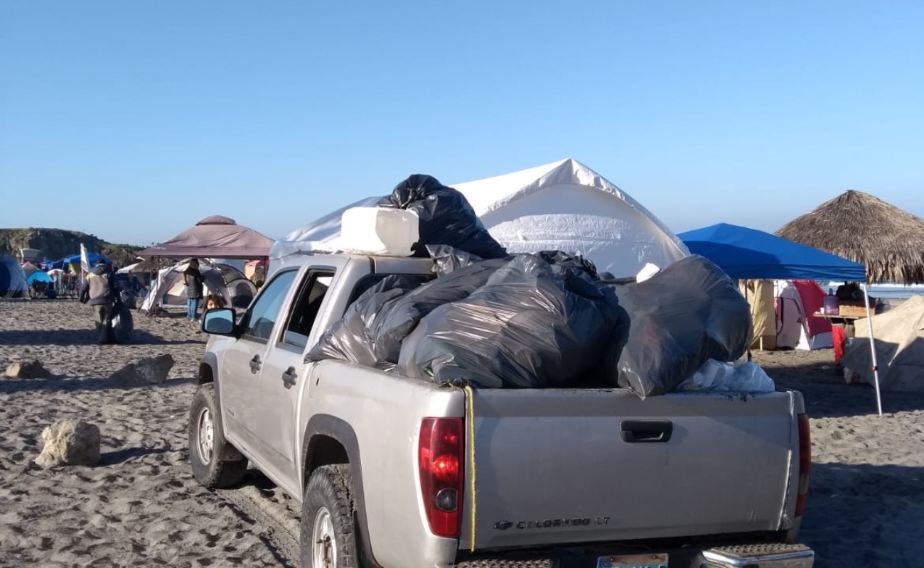 Levanta Gobierno de Ensenada más de 60 toneladas de basura en playas locales