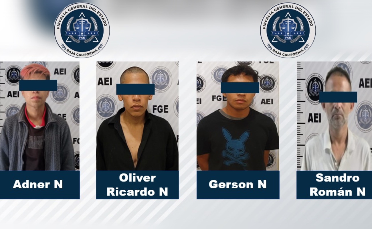 Capturan a cuatro prófugos de la justicia en Tijuana