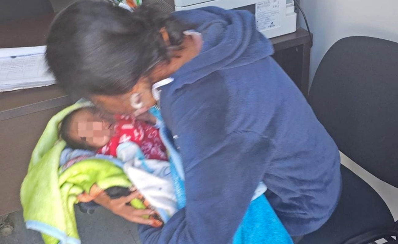 Recupera la FGE a bebé reportado como sustraído en San Quintín
