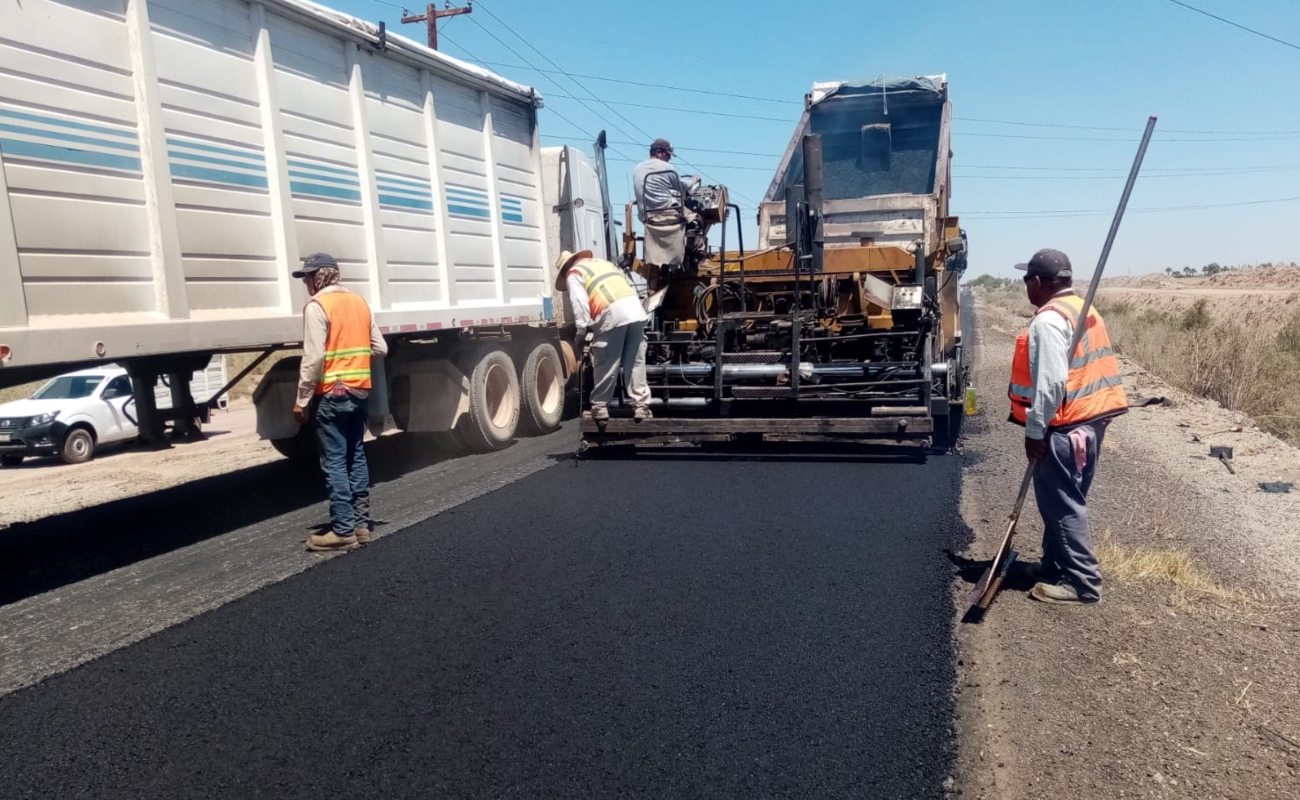 Rehabilita SIDURT múltiples sectores de carreteras estatales del valle de Mexicali