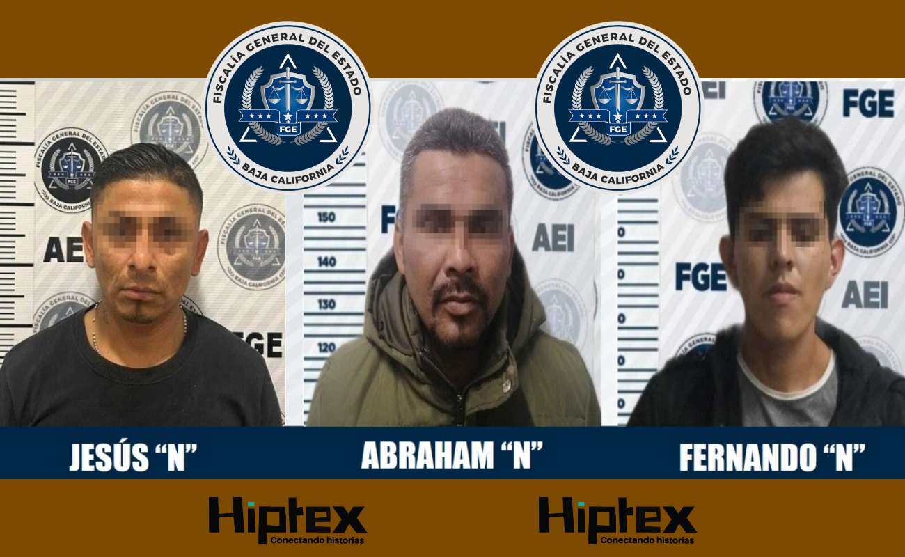 Caen tres acusados de robos en Tijuana