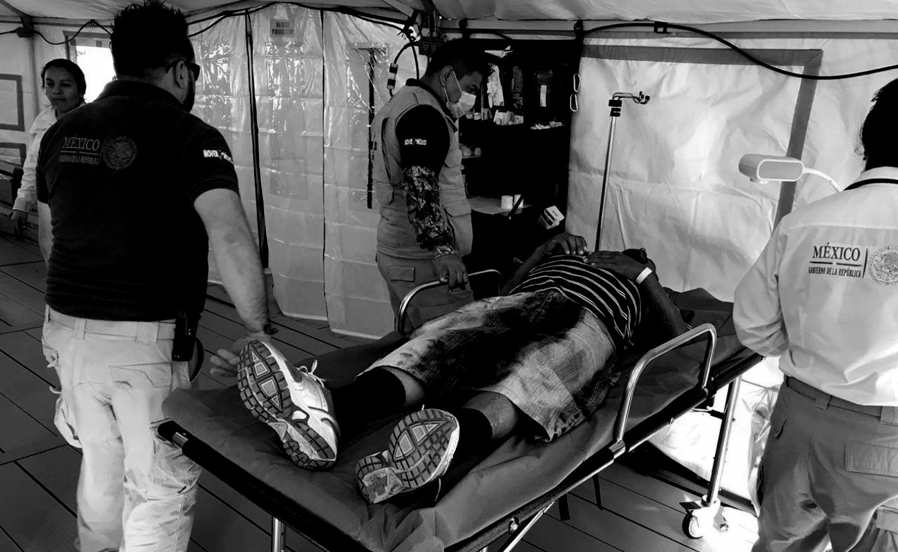 Abren hospital móvil para migrantes en albergue de “El Barretal”
