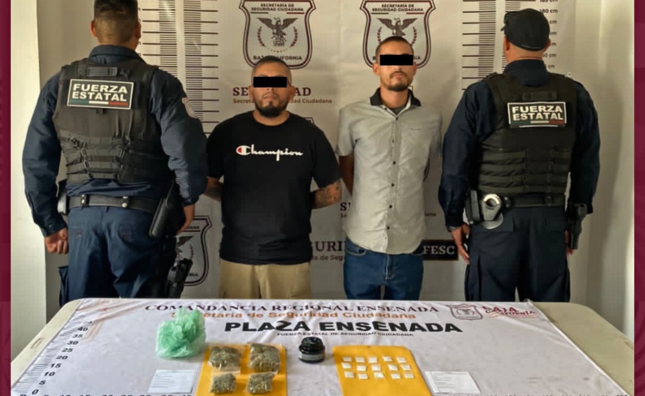 Sacan de circulación a narcomenudistas de Ensenada y Tijuana