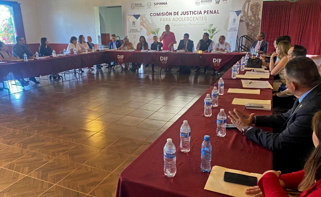 Participa DIF Ensenada en Segunda Sesión de la Comisión de Justicia Penal para Adolescentes