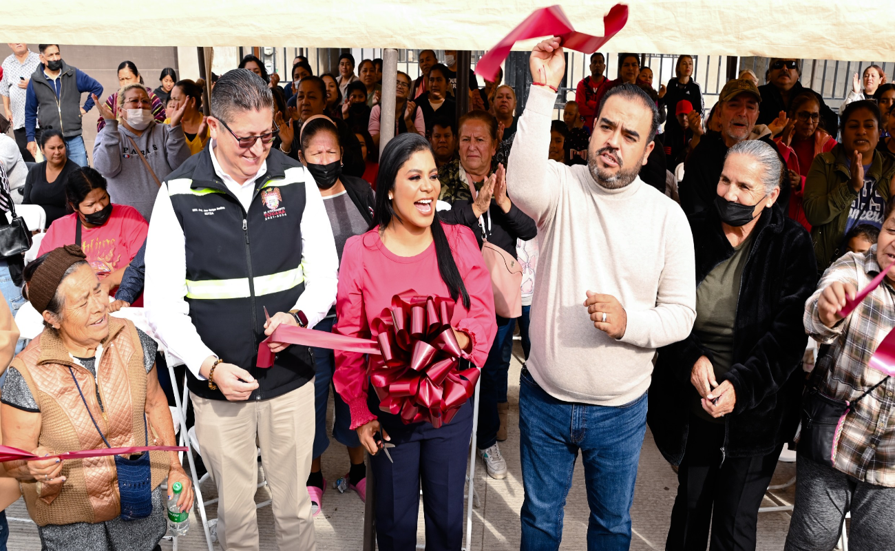 Inaugura alcaldesa Montserrat Caballero calle Tlatelolco; invierten más de dos mdp