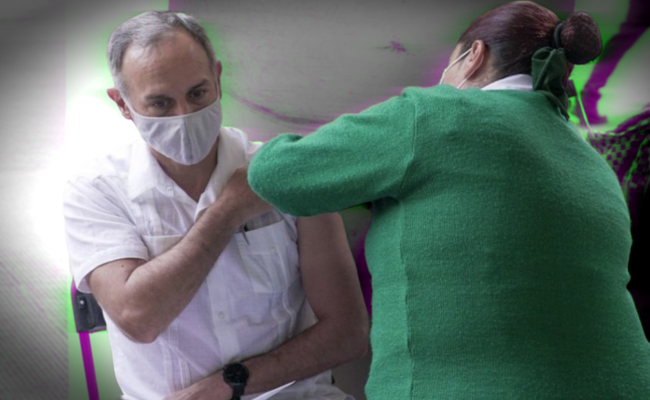 Recibe López-Gatell su primera dosis de vacuna contra Covid-19