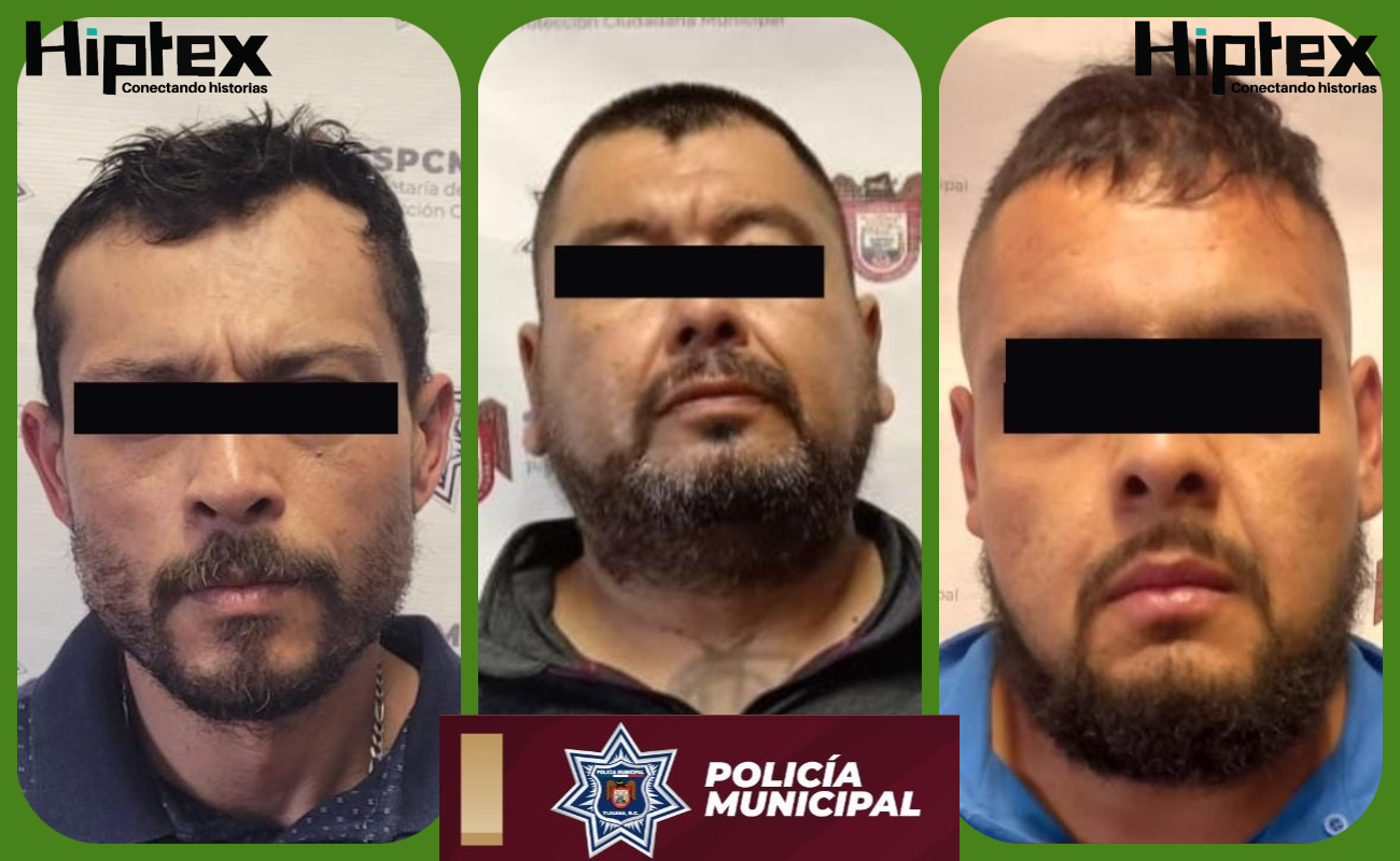 Detienen a tres en posesión de 12 kilos de “mota” y vehículo robado