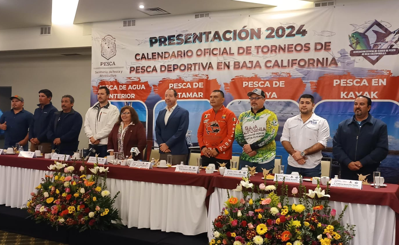 Presenta SEPESCA BC programa oficial de Pesca Deportiva 2024