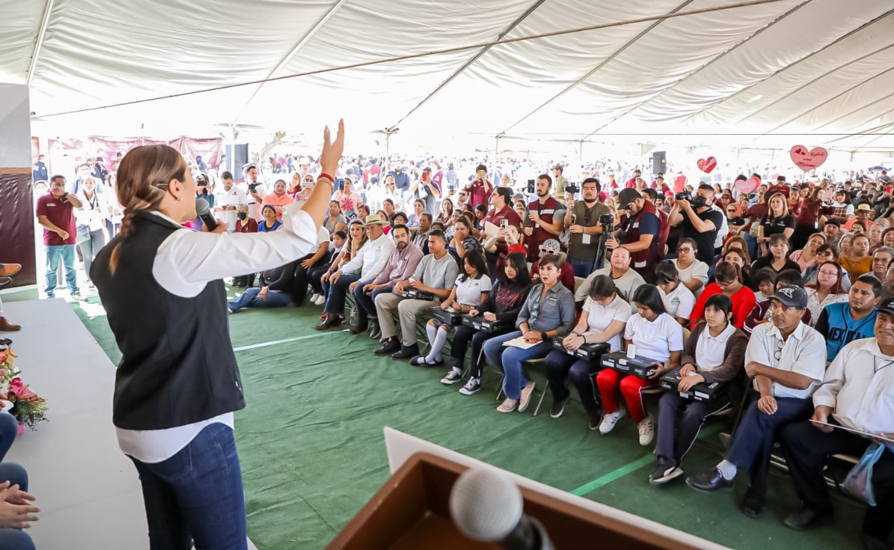 Une esfuerzo Marina del Pilar con el presidente Andrés Manuel López Obrador por el bienestar de la población