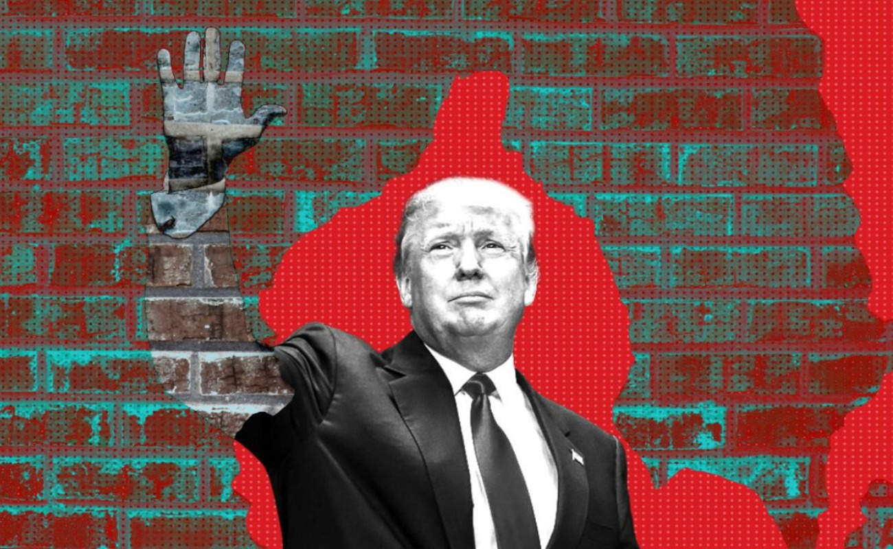 Frontera con México es muy peligrosa, afirma Trump e insiste en muro