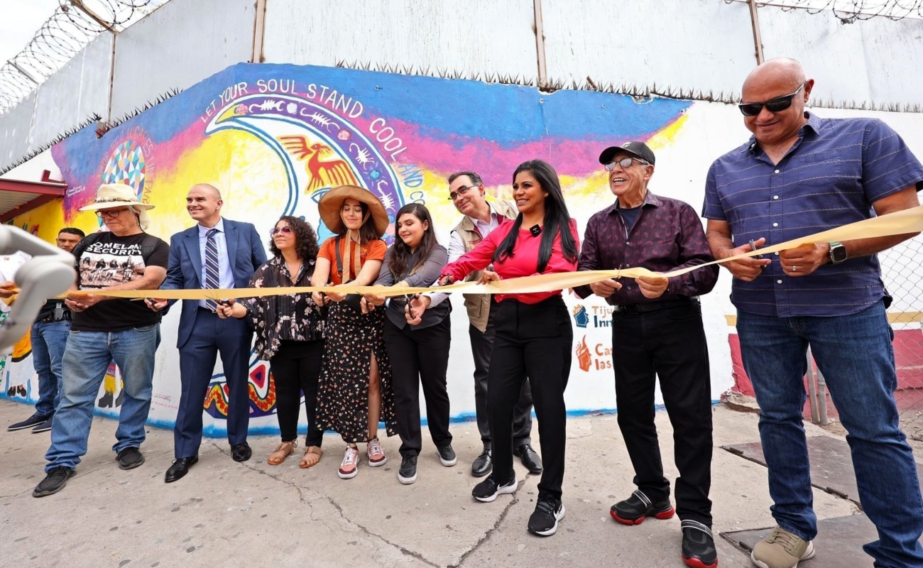 Mural en Otay rinde homenaje a los artistas que convierten a Tijuana en una cuidad multicultural