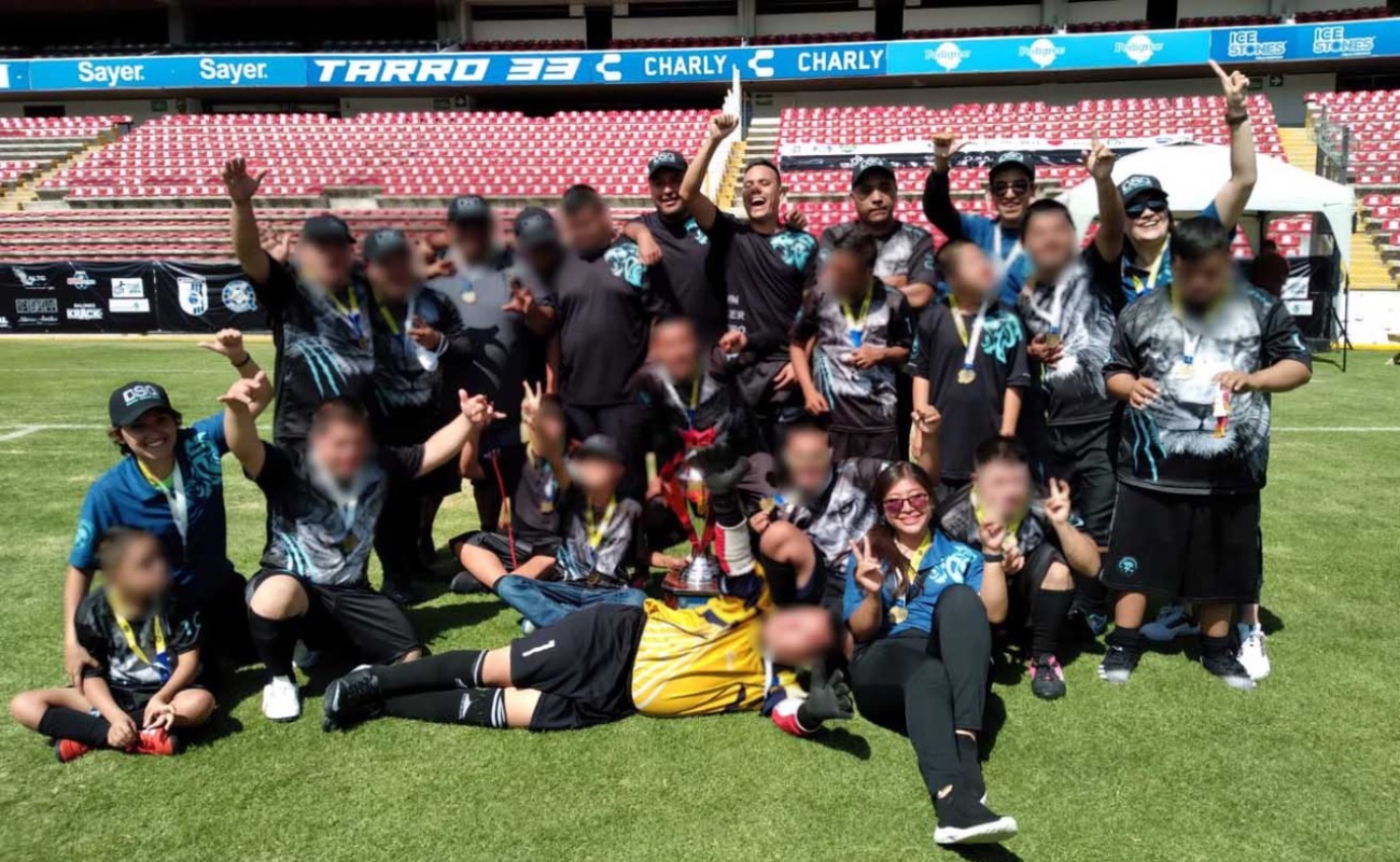 Ganan jóvenes del albergue DIF BC segunda edición del Torneo Nacional de Futbol Adaptado