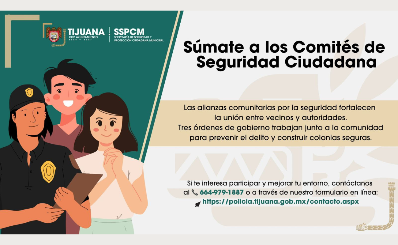 Fortalecen Comités de Seguridad Ciudadana la participación comunitaria y la prevención del delito