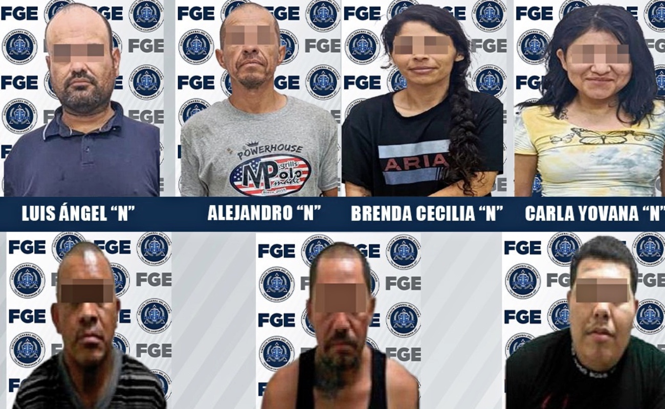Inician proceso contra siete personas por robo con violencia