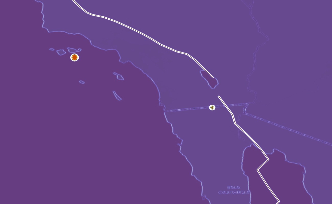 Tiembla en costas de California; magnitud de 5.3