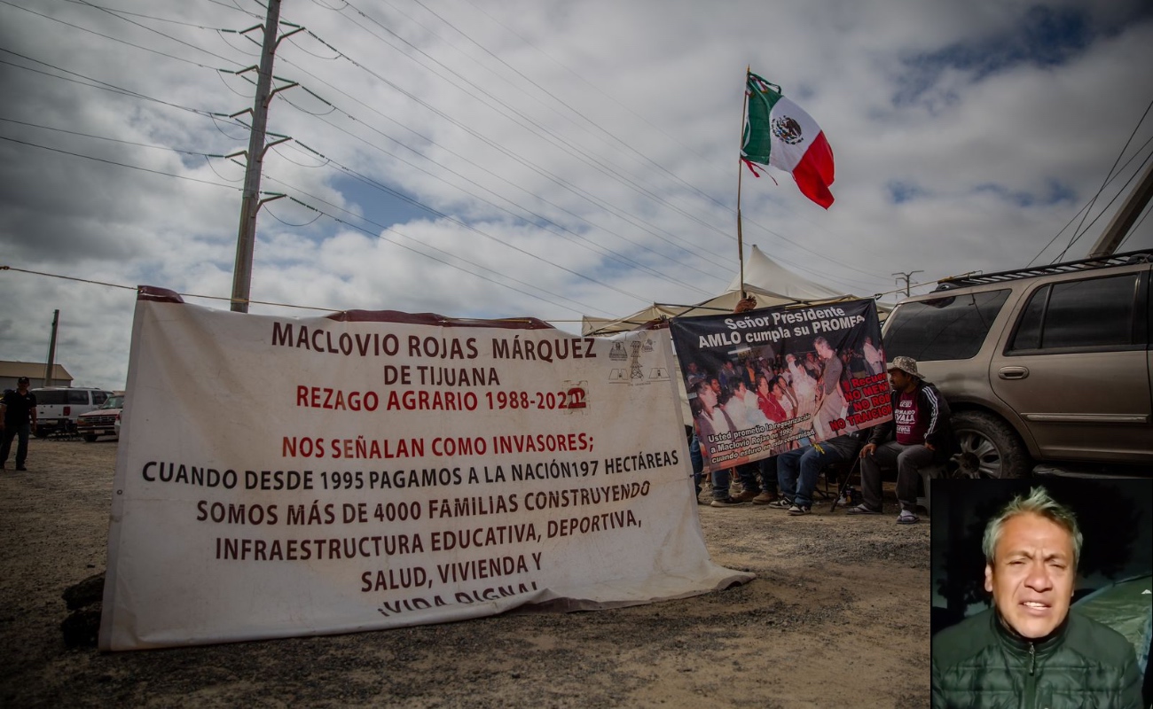 Anuncia comunidad Maclovio Rojas, retiro del plantón en Rosarito; esperan ser recibidos por el presidente López Obrador
