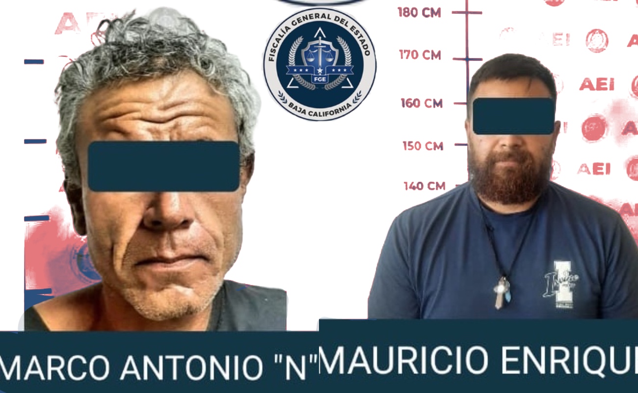 Detienen a dos hombres prófugos de la justicia en Ensenada