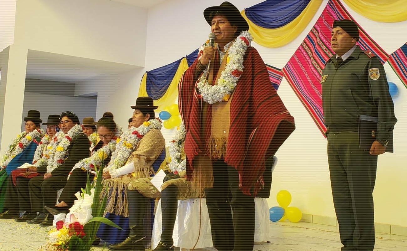 Descarta Evo Morales renunciar ante presión opositora