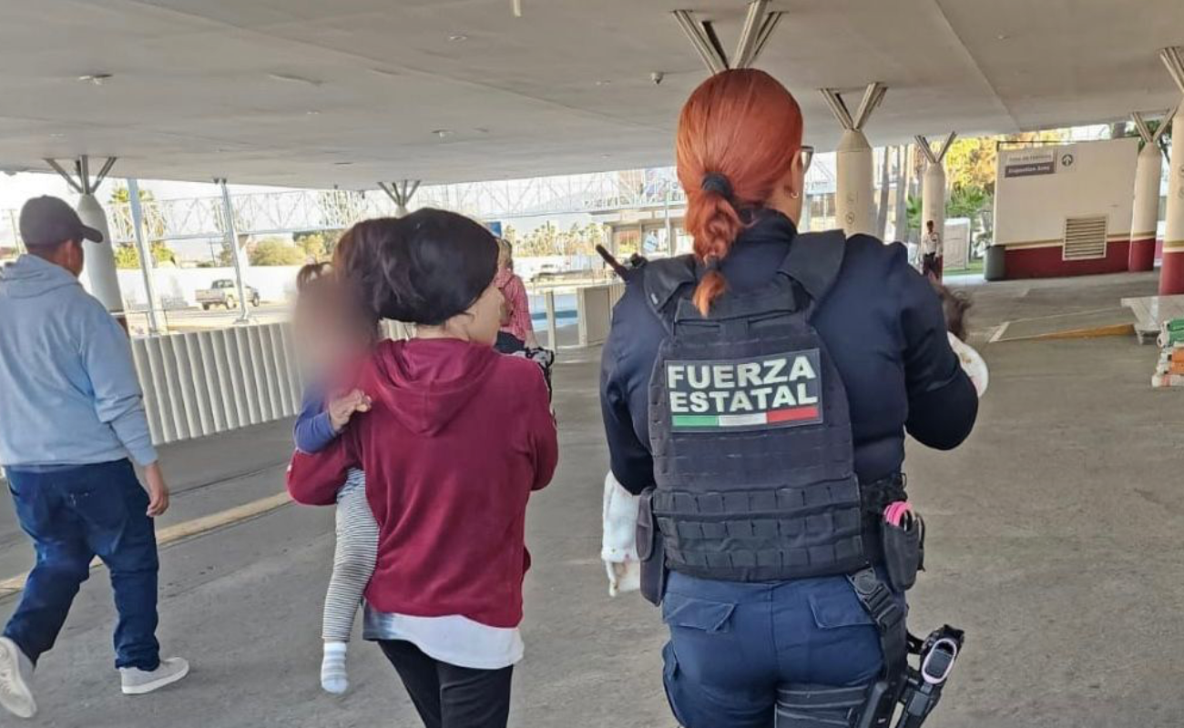 Rescatan en Tijuana a infantes reportados como extraviados en Estados Unidos