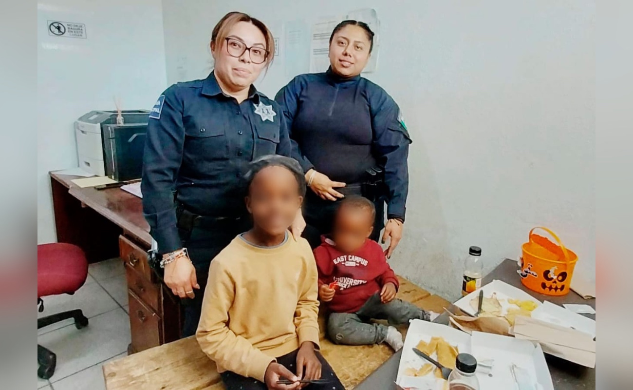 Apoya Policía Municipal de Tecate a familia camerunesa