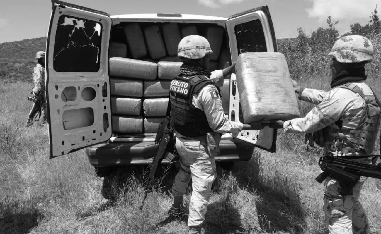 Aseguran 1.2 toneladas de marihuana en Ensenada