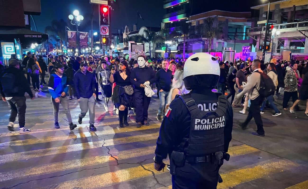 Reportan saldo blanco en Tijuana durante el operativo de Halloween