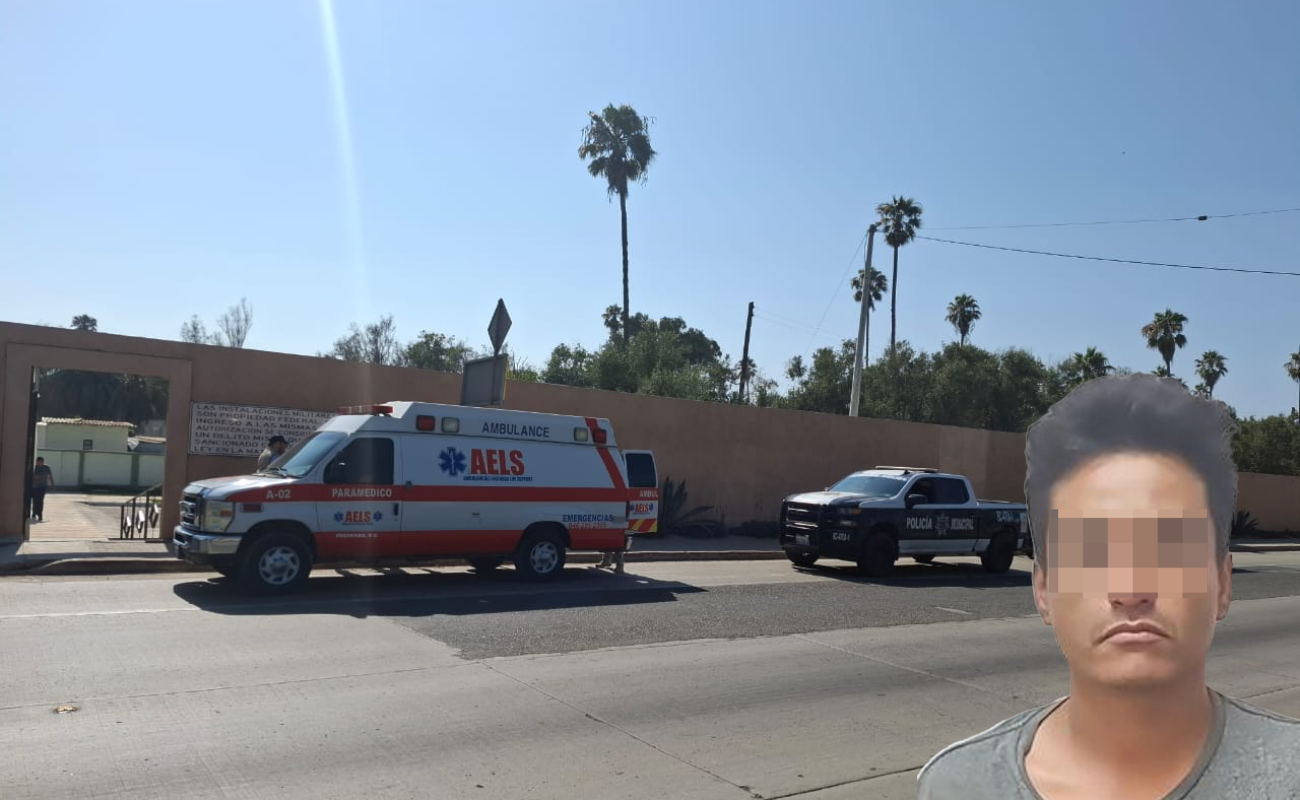 Queda preso por robo de ambulancia afuera de la Clínica 8