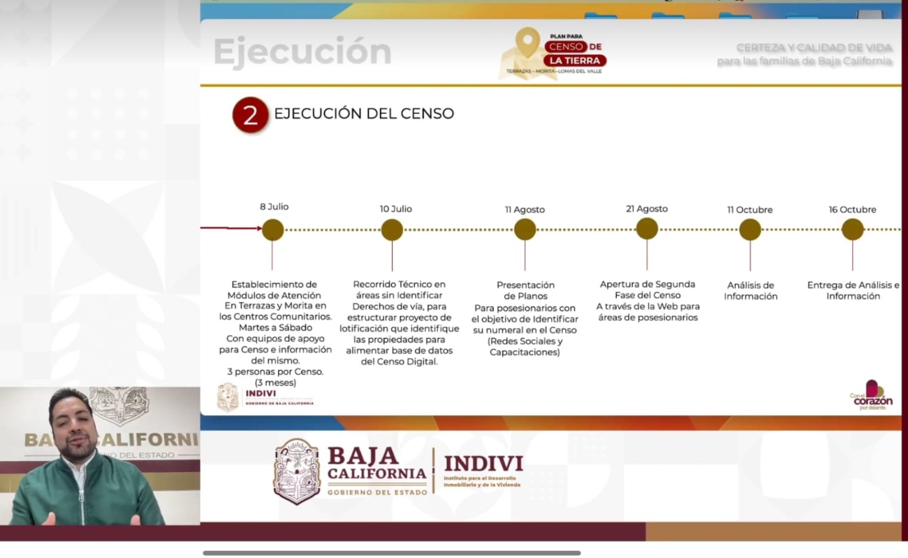 Iniciará INDIVI censo digital para atender a familias de Terrazas, La Morita y Lomas del Valle