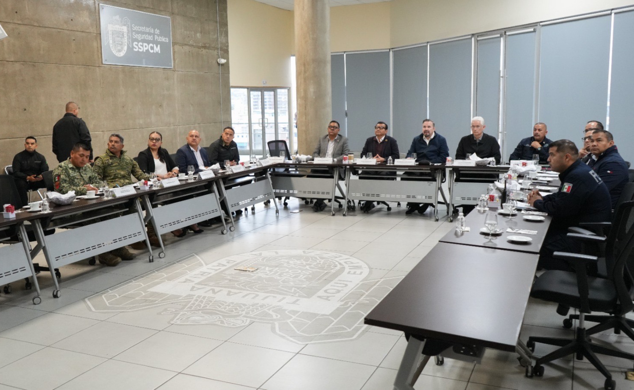 Presenta diputado Jorge Ramos iniciativas de seguridad en Mesa de Coordinación de Tijuana
