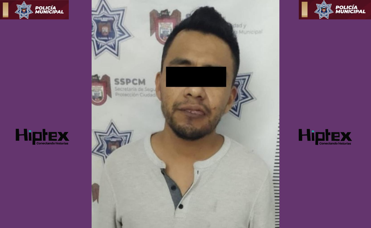 Detienen a sujeto acusado de abuso sexual a menor de edad en Swap Meet Fundadores