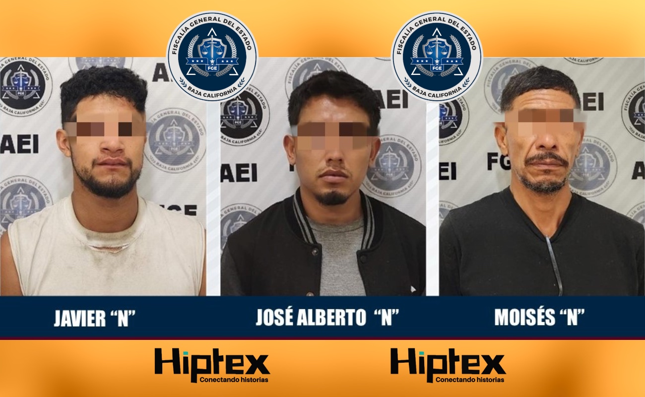 Detienen tres individuos en Tijuana que tenían órdenes de aprehensión
