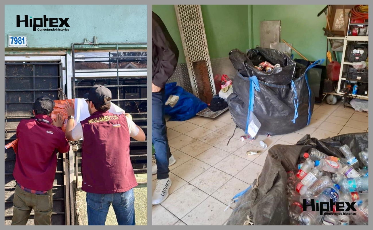 Clausura Ayuntamiento de Tijuana recicladora
