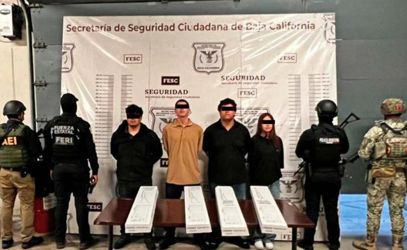 Desarticulan célula criminal y aseguran arsenal en La Rumorosa