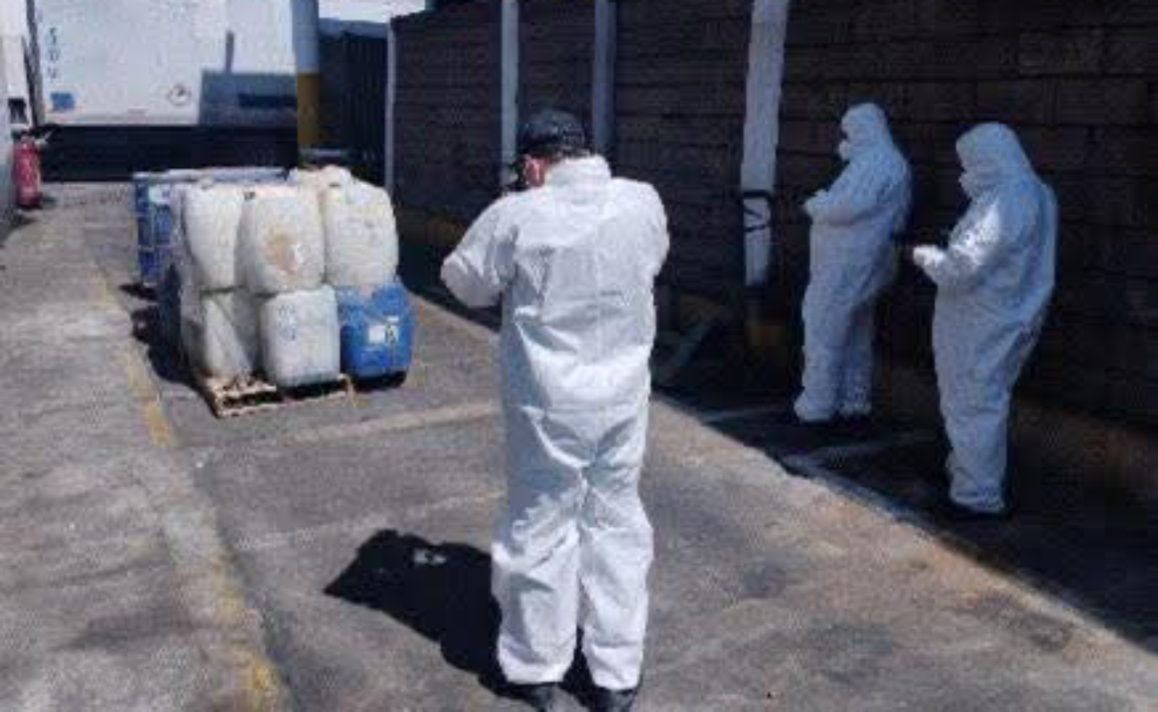 Destruyen precursores químicos asegurados en Ensenada