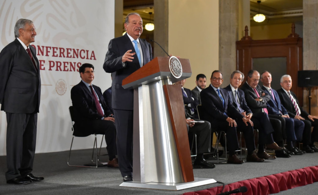 Para Carlos Slim, el crecimiento económico de México es intrascendente