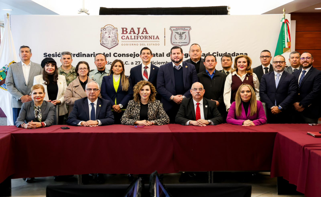 Participa alcalde de Tijuana Ismael Burgueño en la segunda sesión ordinaria del Consejo Estatal de Seguridad Ciudadana