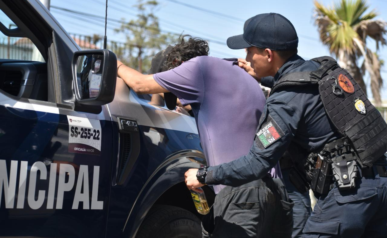 Detiene Policía Municipal en una semana a 279 personas y decomisa 30 armas