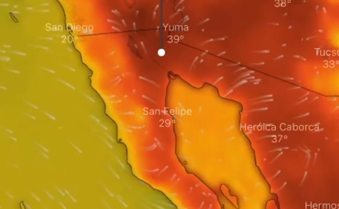 Alerta Protección Civil de las altas temperaturas en Mexicali y su valle