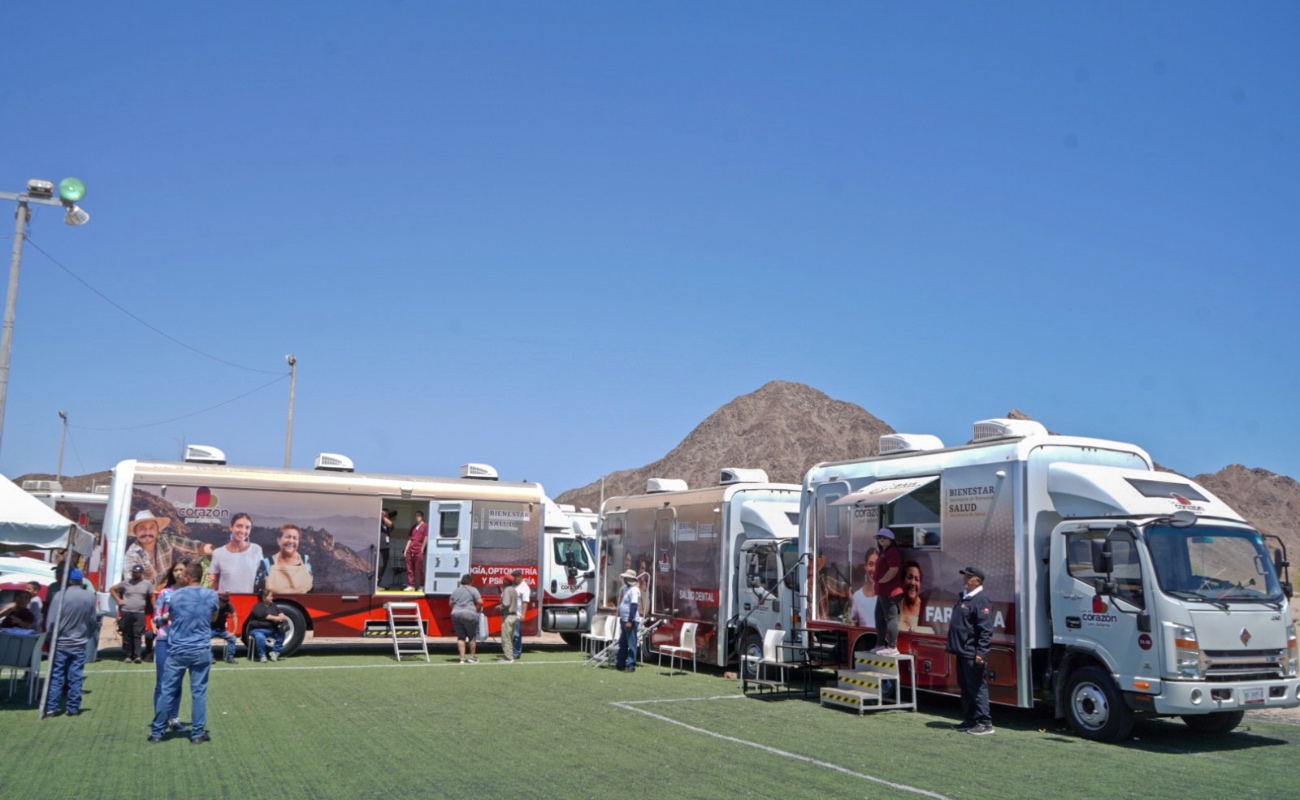 Caravanas de salud con servicios gratuitos en regiones vulnerables de Baja California